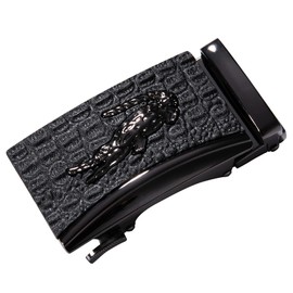 Dubulle Belt for Men Ratchet Buckle Automatic Designer Leather Belt Fashion Adjustable Sliding Removable Dress Casual