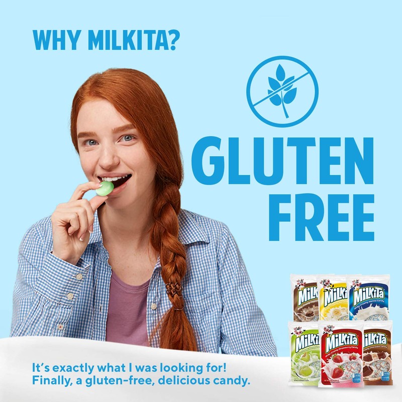 Milkita Creamy Shake Candy (Assorted Flavors, 12 Pack (360 pcs))