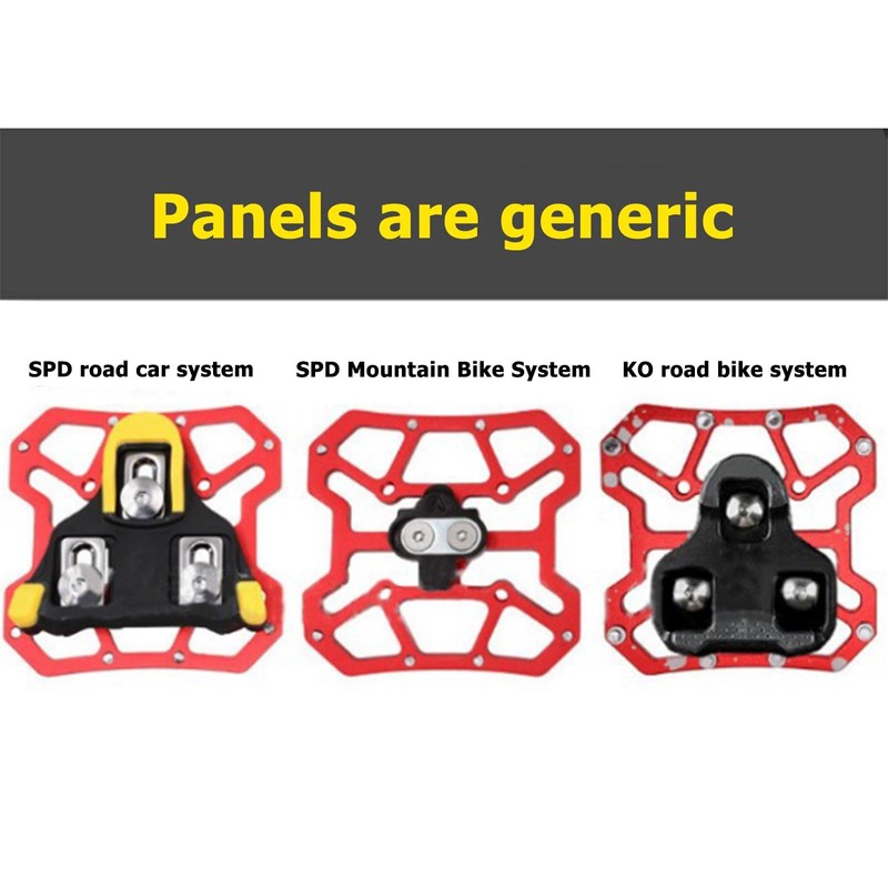 Hominas Pedal Platform Adapter Bicyle 1 Pair Aluminium Alloy Mountain