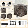 GNYFRAZ Hunting Blind 270 Degree See,2-3 Person Pop Up Ground