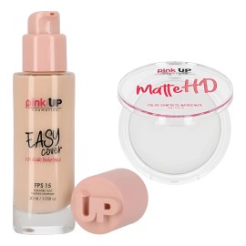 Maquillaje Easy Cover + Polvo Matificante