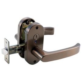 Pine Six Replacement Easy Door Lock Gate MJ Lever Display Lock Brown Color 10736