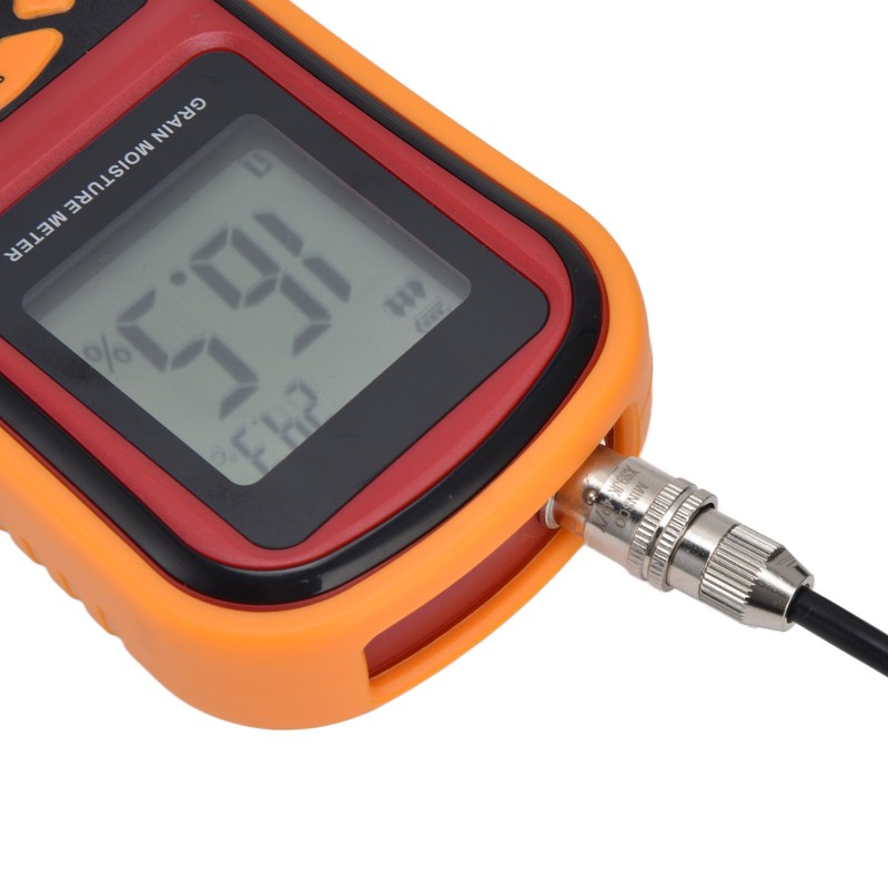 Digital Moisture Detector Portable Grain Moisture Meter LCD Hygrometer Humidity