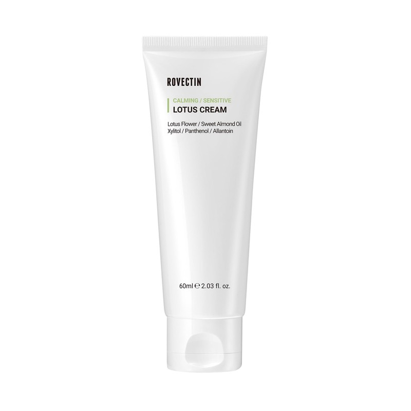 ROVECTIN Calming Lotus Cream – Lightweight Hydrating & Soothing Moisturizer