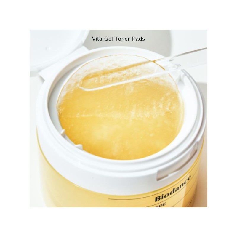 BIODANCE Gel Toner Pad 60ea, Type:02 Vita