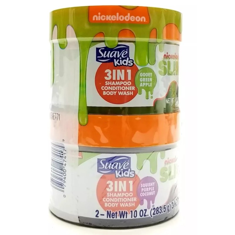 Suave Kids 3 in 1 Shampoo, Conditioner Body Wash Nickelodeon