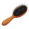 Kai KAI Hair Brush, Mini, Mix, Cushion Brush, Natural Bristle,