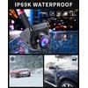 B-Qtech Vehicle Backup Camera and Monitor System Rear View Reverse