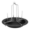 WELLGRO Set of 2 chicken roasting dishes, chicken stand, roasting
