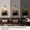 JOOSENLUX Battery Operated Picture Lights Gold Wall Lights Wireless Flexible