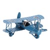 Iron Aircraft Model Innovative Airplane Handicraft Office Bar Desktop Ornament
