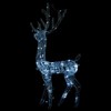 vidaXL Acrylic Reindeer Decoration with 140 LEDs- 4 ft Cold