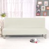 Stretch Futon Cover Armless Sofa Slipcover Foldable Sofa Bed Covers