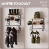 OMISRUIS Motorcycle Helmet Holder Wall Mounted Helmet Holder Wall Mount