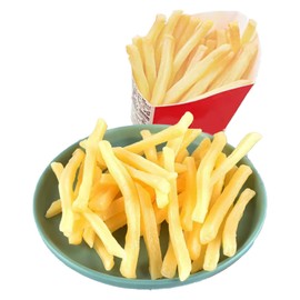 S.fields.inc 30 Fries Food Sample Models Realistic Realistic Restaurant Display PVC
