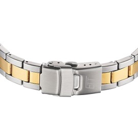 ETT Eco Tech Time Funk Solar Damen Uhr Analog mit Edelstahl Armband ELS-11600-32M