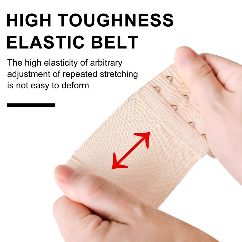 8PCS Bra Strap Extender 3 Hook/4 Hook/5 Hook, Women's Soft