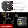 Nilight 12V 140 AMP Dual Battery Isolator Auto Manual Voltage