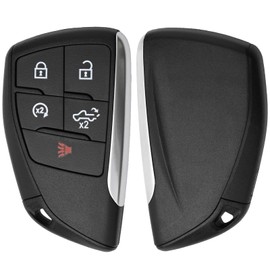 Sianxaido 13548437 Key Fob Shell Case Compatible with Silverado 1500 Silverado 2500 HD Silverado 3500 HD Sierra Sierra 1500 Sierra 2500 HD Sierra 3500 HD 2022-2024