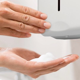 Jofel ac27050 – Smart Refillable Soap Dispenser, 1 Liter, ABS, White