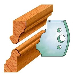 CMT 690.558 Profiled Knives for Shaper Cutters, 1-31/32-Inch Cutting Length, 5/32-Inch Thickness - 2-Pack