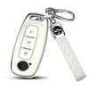 FT FUNTOR for Nissan Key Cover,3 Buttons TPU Key Case