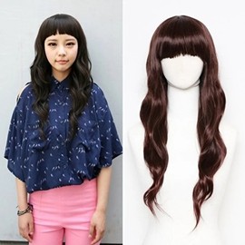 Women's Shaggy Cut Lovely Long Hair Full Wig (KYR-WE2CD26) Yellow Brown / 여자 샤기컷 러블리 긴머리 통가발 (KYR-WE2CD26) 옐로우브라운