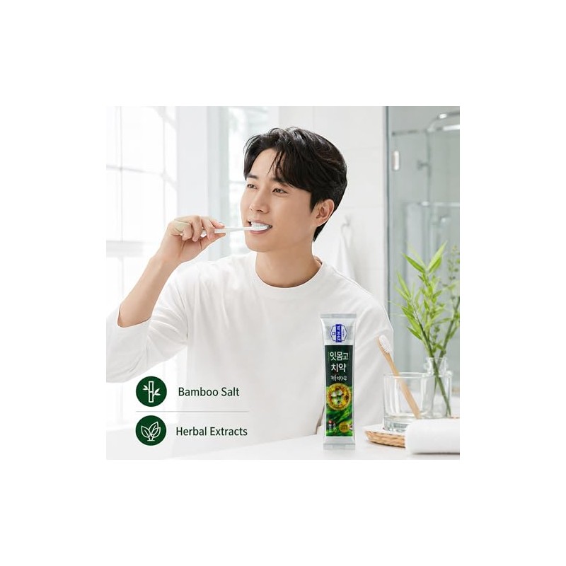 Pasta de dientes Itmomgo con sal de bambú coreana, 4,23