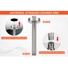 HarJue Ceiling Mounted Shower Arm, Rain Extension Arm with Flange