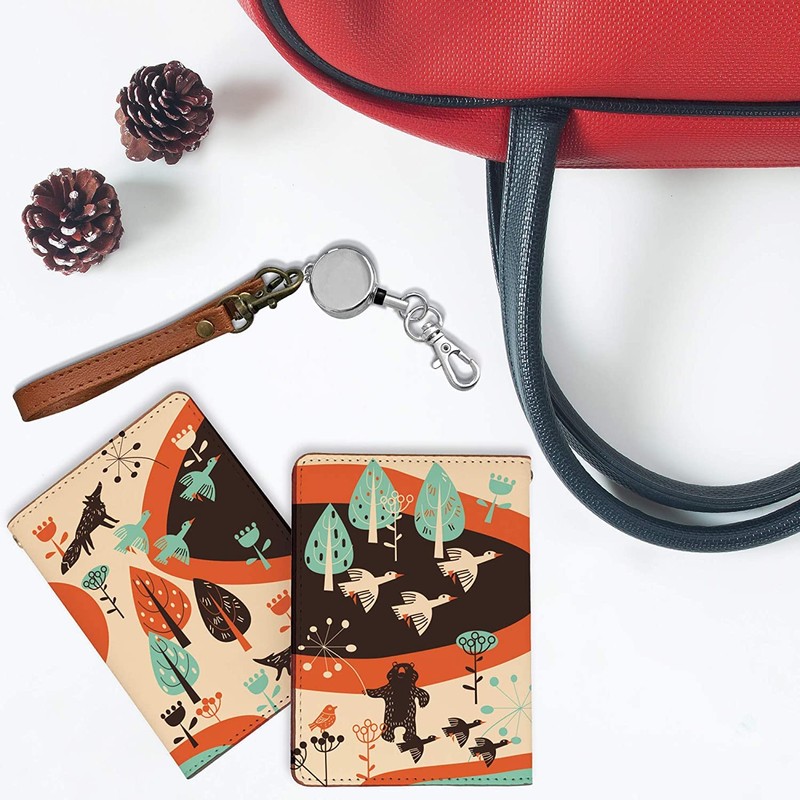 Pass Case, Commuter Pass Case, Reel, Cute, Scandinavian Design, Green,