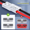 RVBOATPAT 4PCS 50Amp Battery Quick Connect/Disconnect Connector,6 to 12 Gauge