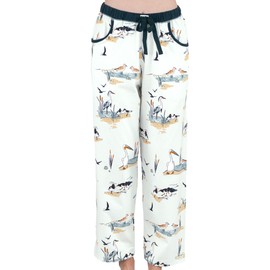 Lazy One Pajamas for Women, Cute Pajama Pants and Top Separates, Shore am Tired, Birds