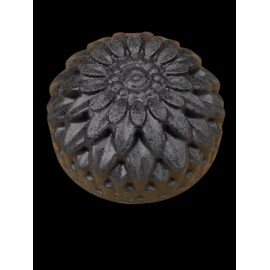 Activated Charcoal Hand Soap Unscented Black All Natural Oregano, Poppy Seeds - Button Pompon