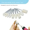 Luo ke 100 Pcs Wool Polishing Bits - 1/8 Inch