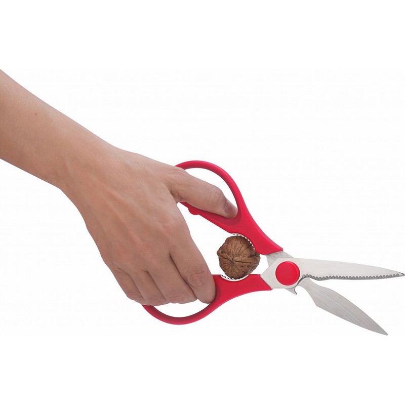 南海通商 Trudeau マルチキッチンハサミ RE サイズ：約H1.2 W21 D8.5 0010-189
