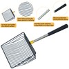 Hollow Out Fireplace Shovel Black Metal Coal Shovel Fireplace Ash