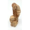 Zuluf Olive Wood Holy Family Nativity 6.3" - Hand Carved