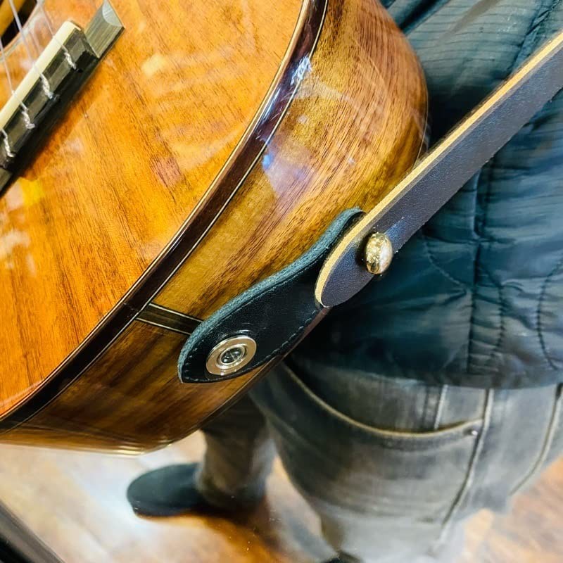 [KIWAYA] PPS-BR Genuine Leather PU Pin Strap, Brown (BRN Brown