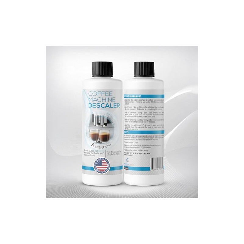 FreshFlow Descaling Solution for Coffee & Espresso Machines