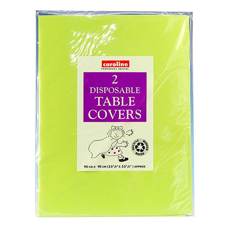Square Paper Tablecovers Silver 90Cm For Themed Party Decorations &