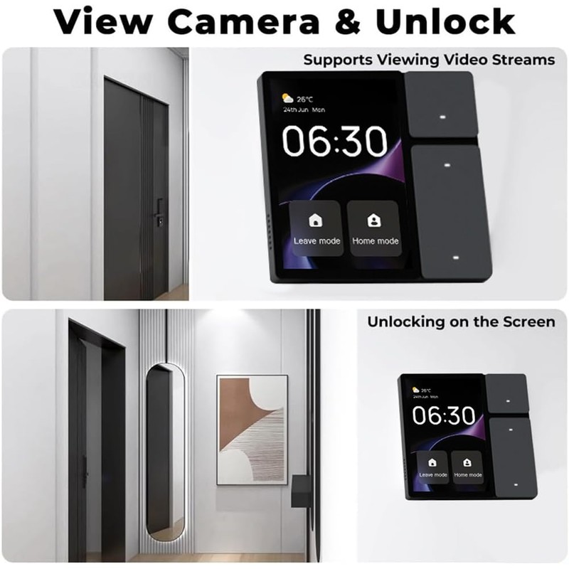 Snblzhef Tuya Smart Touch Screen Central Controller withIR Remote Control