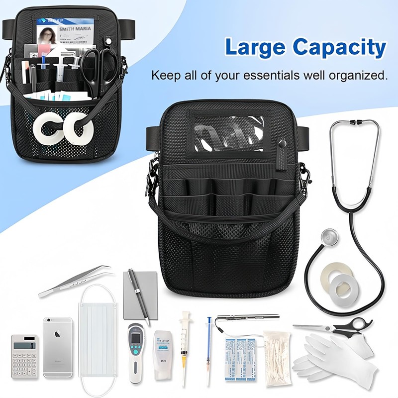 Yodilala Nurse Fanny Pack,Nurse Essentials,Clinical Nursing Bag, Utility Belt Bag