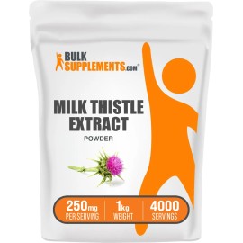 Bulksupplements Extracto Polvo Cardo Mariano Para Hígado 1kg