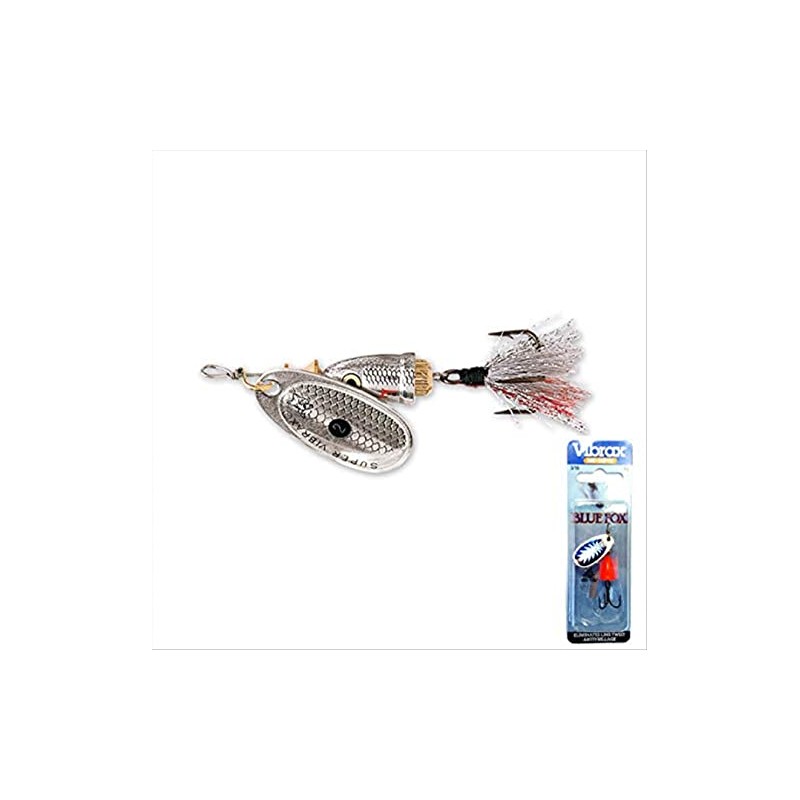 Classic Vibrax 02 Foxtail 3/16 Silver Shiner