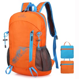 Mochila Ligera y Compacta para Viaje, Mochila plegableMochila Impermeable, Ligera para Senderismo Montañismo Escalada, Viaje, Ciclismo,Campismo...    