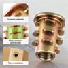 GAGIRA 170PCS Threaded Inserts Nuts Assortment Kit, M4/M5/M6/M8 Threaded Wood