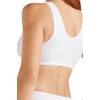 AMOENA Women's Frances Front-Closure Leisure Bra White Medium DD/E