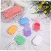 NOLITOY 120sheets Portable Soap Paper Travel-Friendly Foaming Soap for Camping