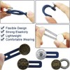 3 piezas de pines de metal desmontables para pantalones -