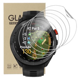 CONAPIKA Schutzfolie für Garmin Approach S70 47mm, 5 Stück Ultra-klar Vollabdeckung TPU Hohe Empfindlichkeit Displayschutzfolie [Nicht-Glas] Anti-Kratzen Anti-Öl Anti-Blasen Wasserdicht Displayschutz